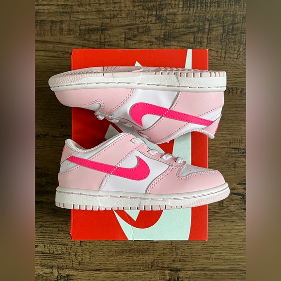 Nike Dunk Low TD ‘Triple Pink’ (size 9C) - Picture 1 of 7